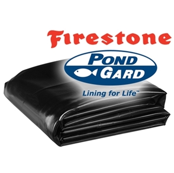 20' Wide Firestone PondGard 45 mil EPDM Pond Liners 