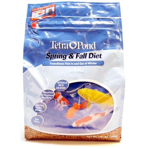 Tetra Pond Spring & Fall Diet Wheat Germ Fish Food  - 3 lbs.