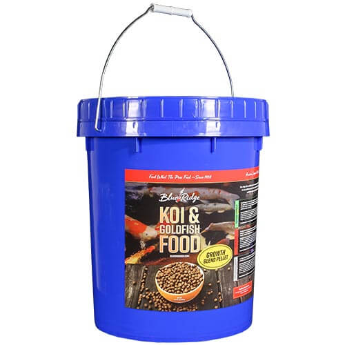 Blue Ridge Blend Koi Fish Food - 14 lbs. (Large & Mini Pellet Mix)